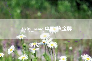 临沂中国9枚金牌