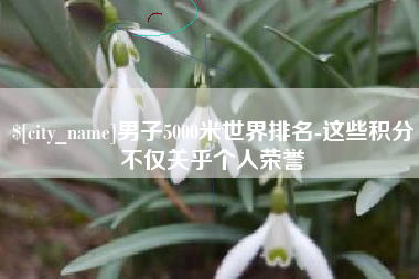 临沂男子5000米世界排名-这些积分不仅关乎个人荣誉