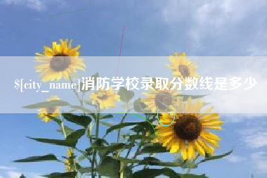 临沂消防学校录取分数线是多少