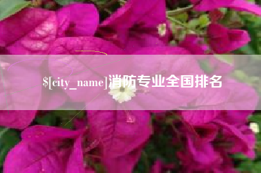 临沂消防专业全国排名