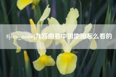 临沂九宫图看中国地图怎么看的