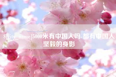 临沂5000米有中国人吗-都有中国人坚毅的身影