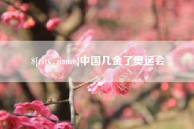 临沂中国几金了奥运会