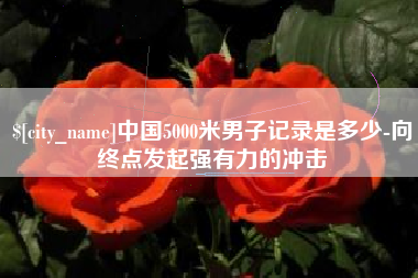 临沂中国5000米男子记录是多少-向终点发起强有力的冲击
