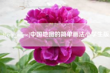 临沂中国地图的简单画法小学生版