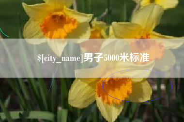 临沂男子5000米标准