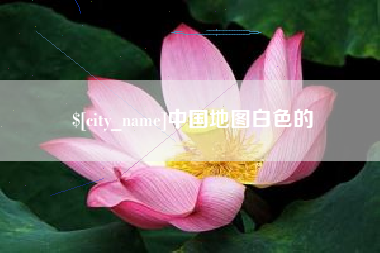 临沂中国地图白色的