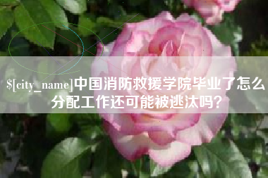 临沂中国消防救援学院毕业了怎么分配工作还可能被逃汰吗？