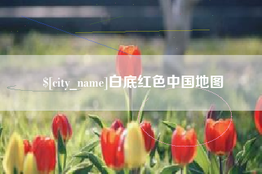 临沂白底红色中国地图