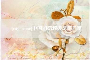 临沂中国消防救援学院日常