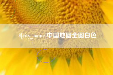 临沂中国地图全图白色