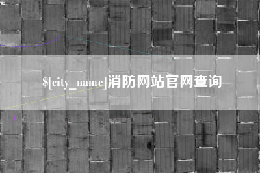 临沂消防网站官网查询