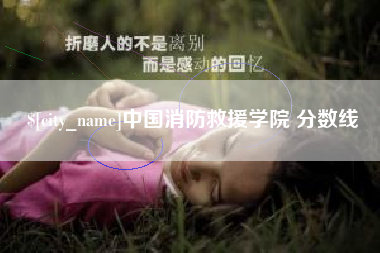 临沂中国消防救援学院 分数线