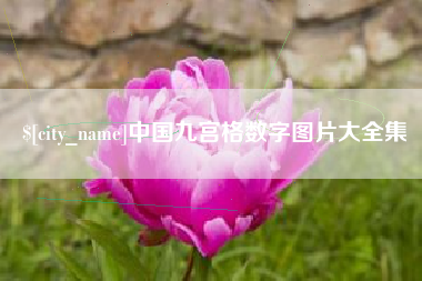 临沂中国九宫格数字图片大全集