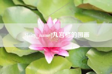 临沂九宫格的图画