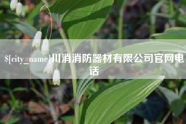 临沂川消消防器材有限公司官网电话