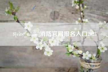 临沂消防官网报名入口2023