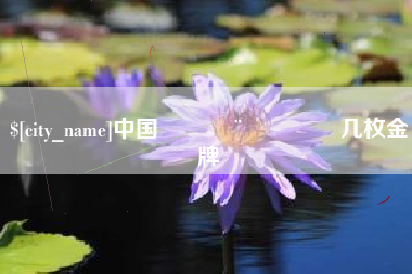 临沂中国🇨🇳几枚金牌