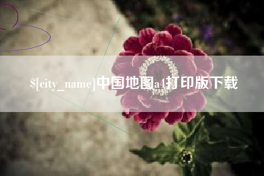 临沂中国地图a4打印版下载