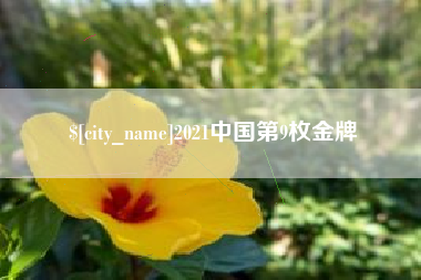临沂2021中国第9枚金牌