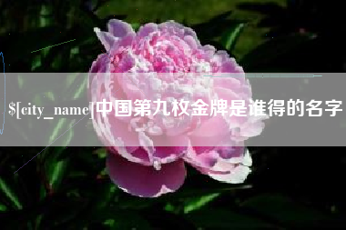 临沂中国第九枚金牌是谁得的名字