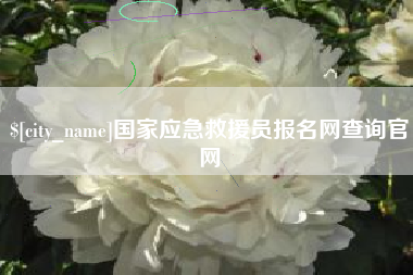 临沂国家应急救援员报名网查询官网