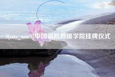 临沂中国消防救援学院挂牌仪式
