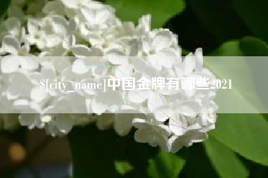 临沂中国金牌有哪些2021